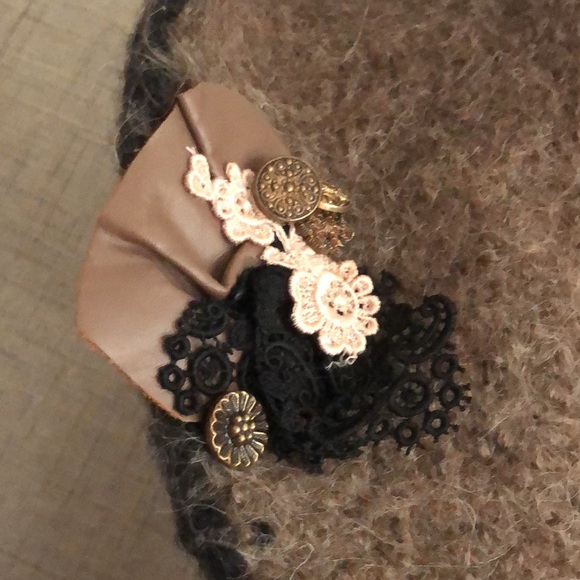 Felted Wool Hat Handmade Winter Cloche VTG EC Rare Find - Picture 6 of 14